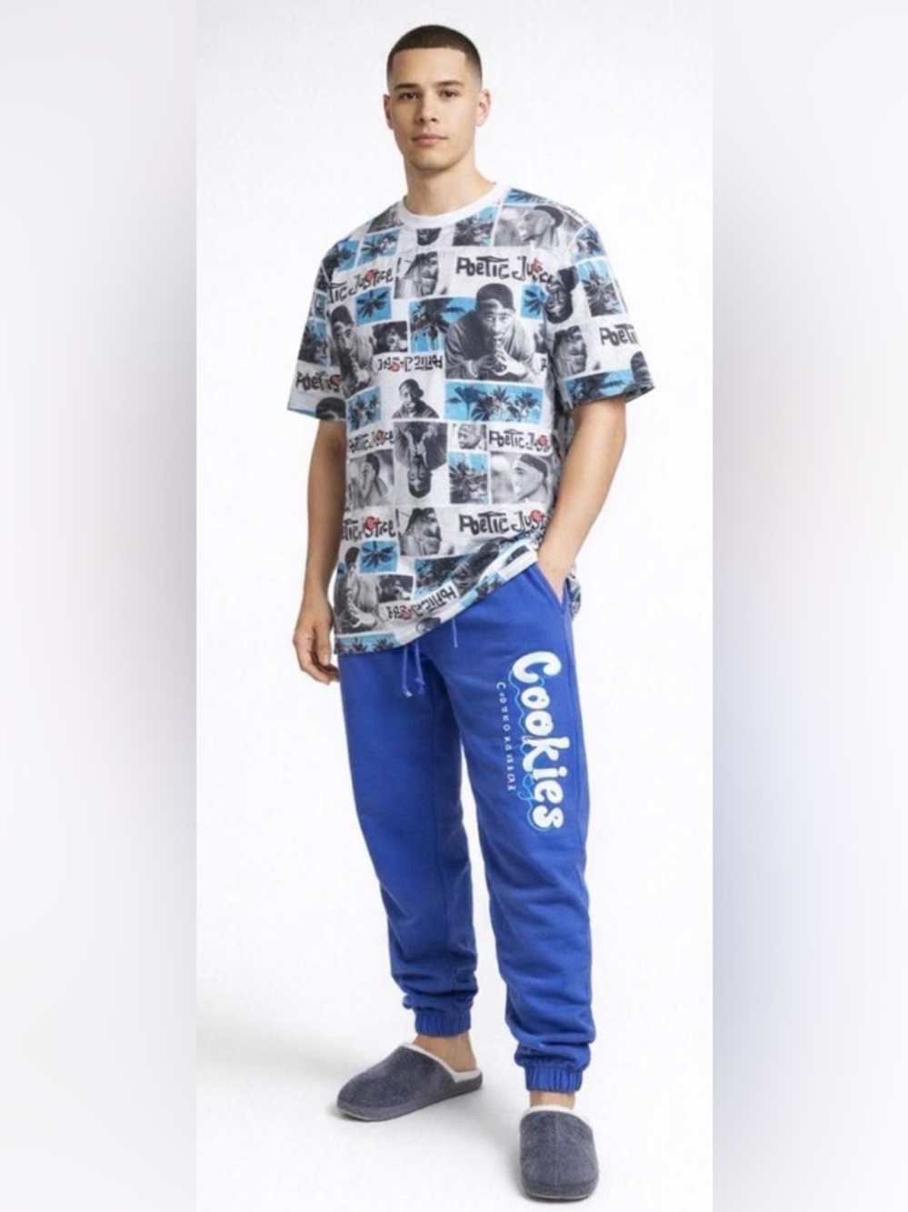 Cookies  Royal Blue Jogger Sweatpants with Logo